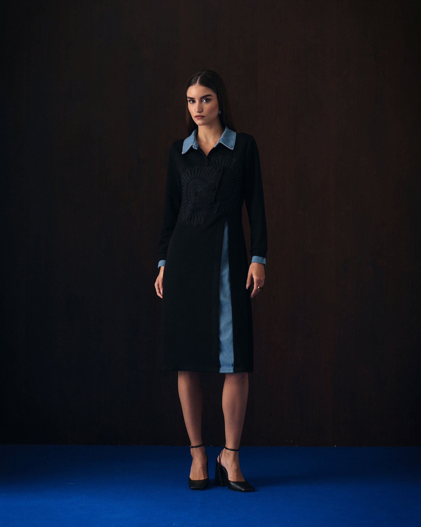 BLACK LINEA DRESS