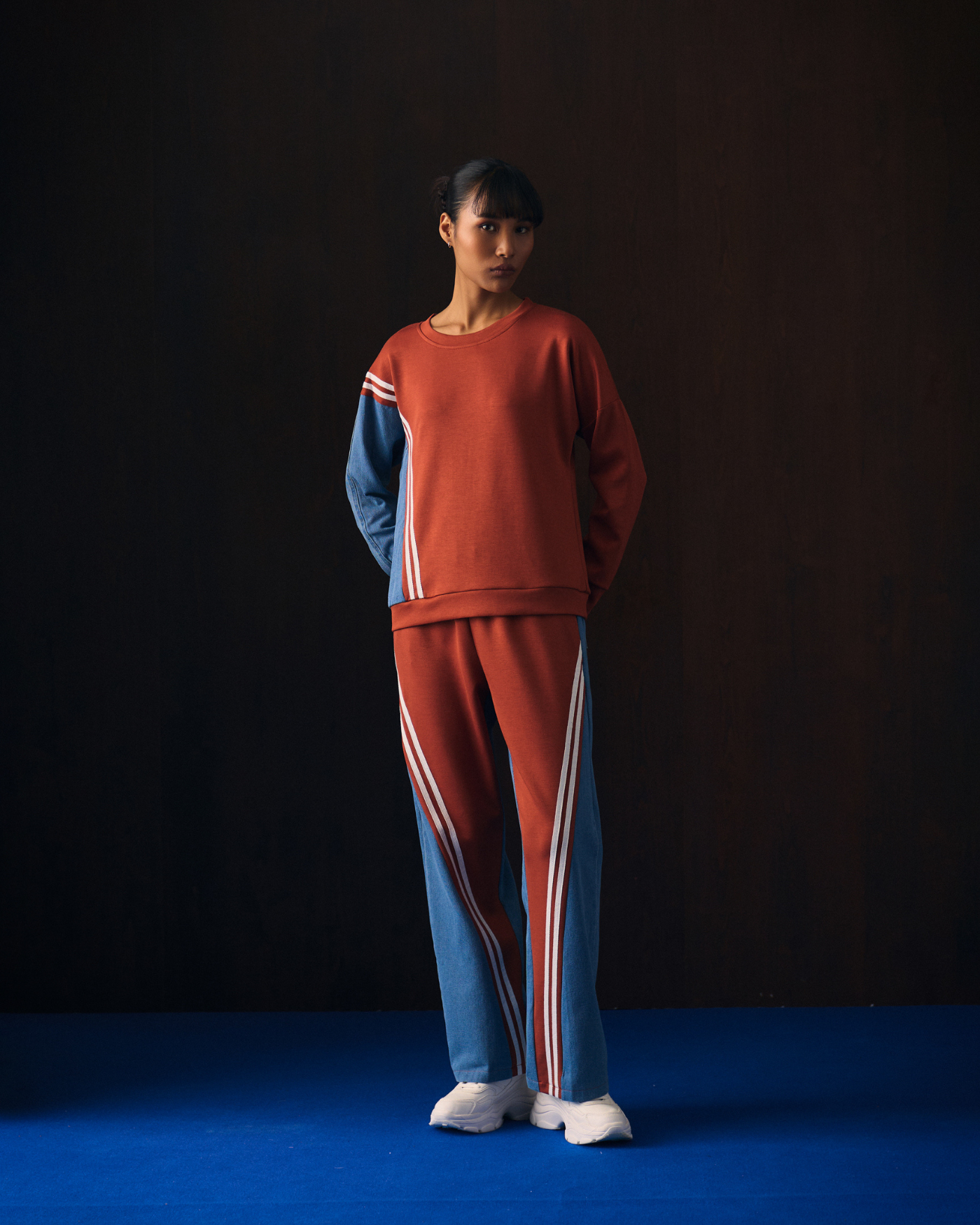 ORANGE VALTI COORD SET