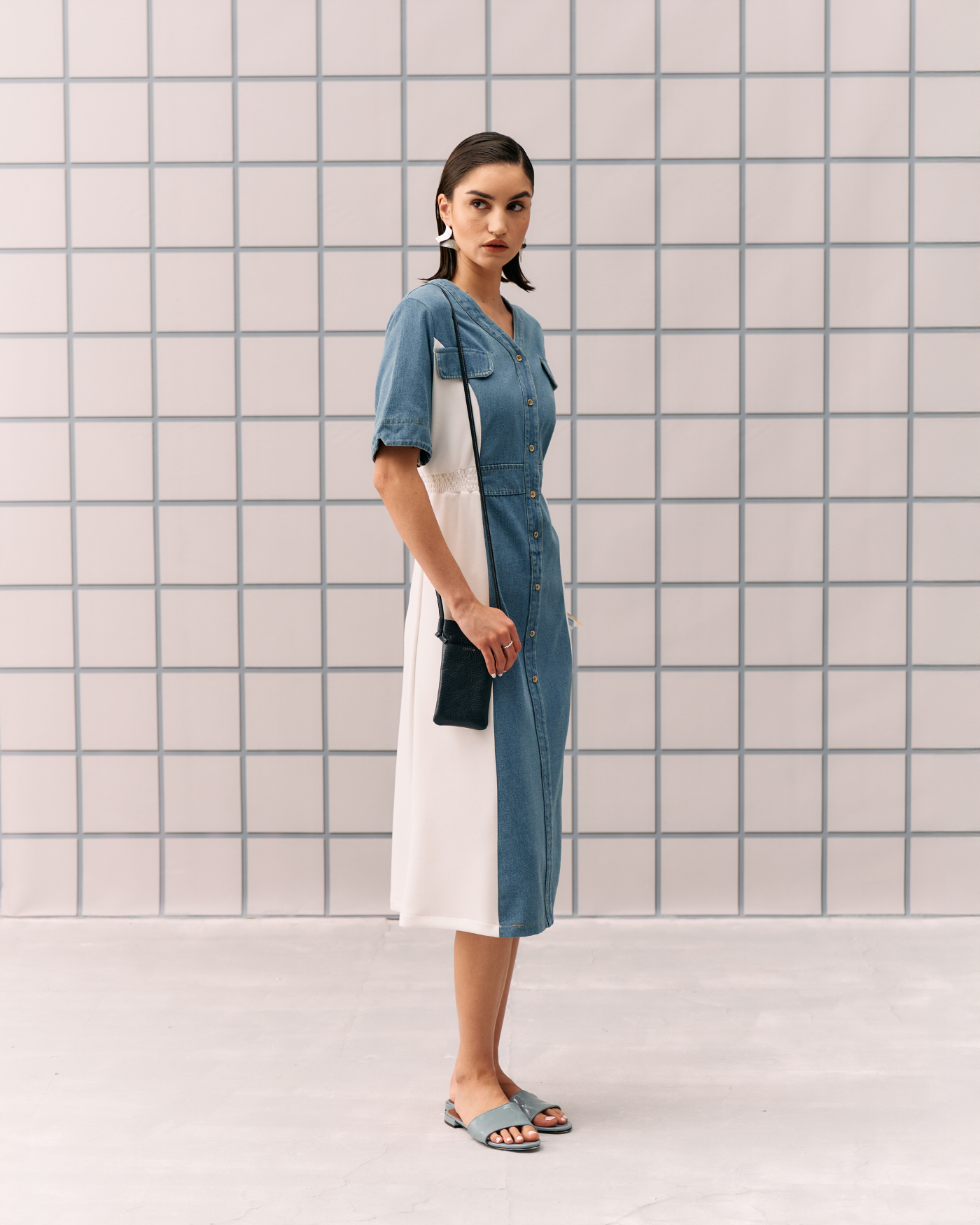 WHITE NIMALA DRESS