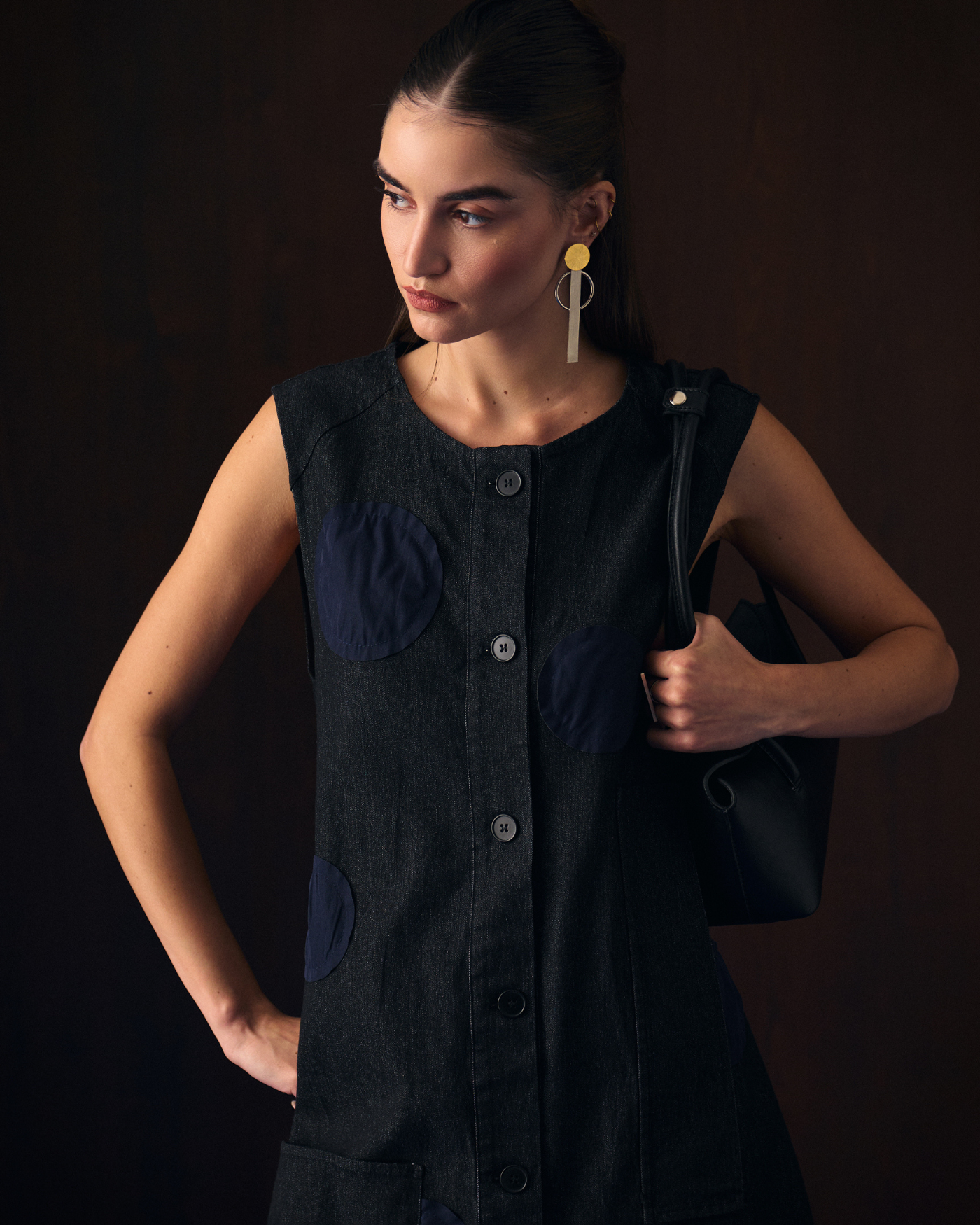 BLACK HULA DRESS