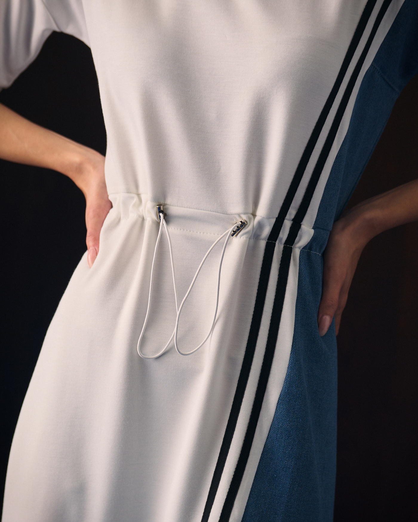 WHITE ERES DRESS