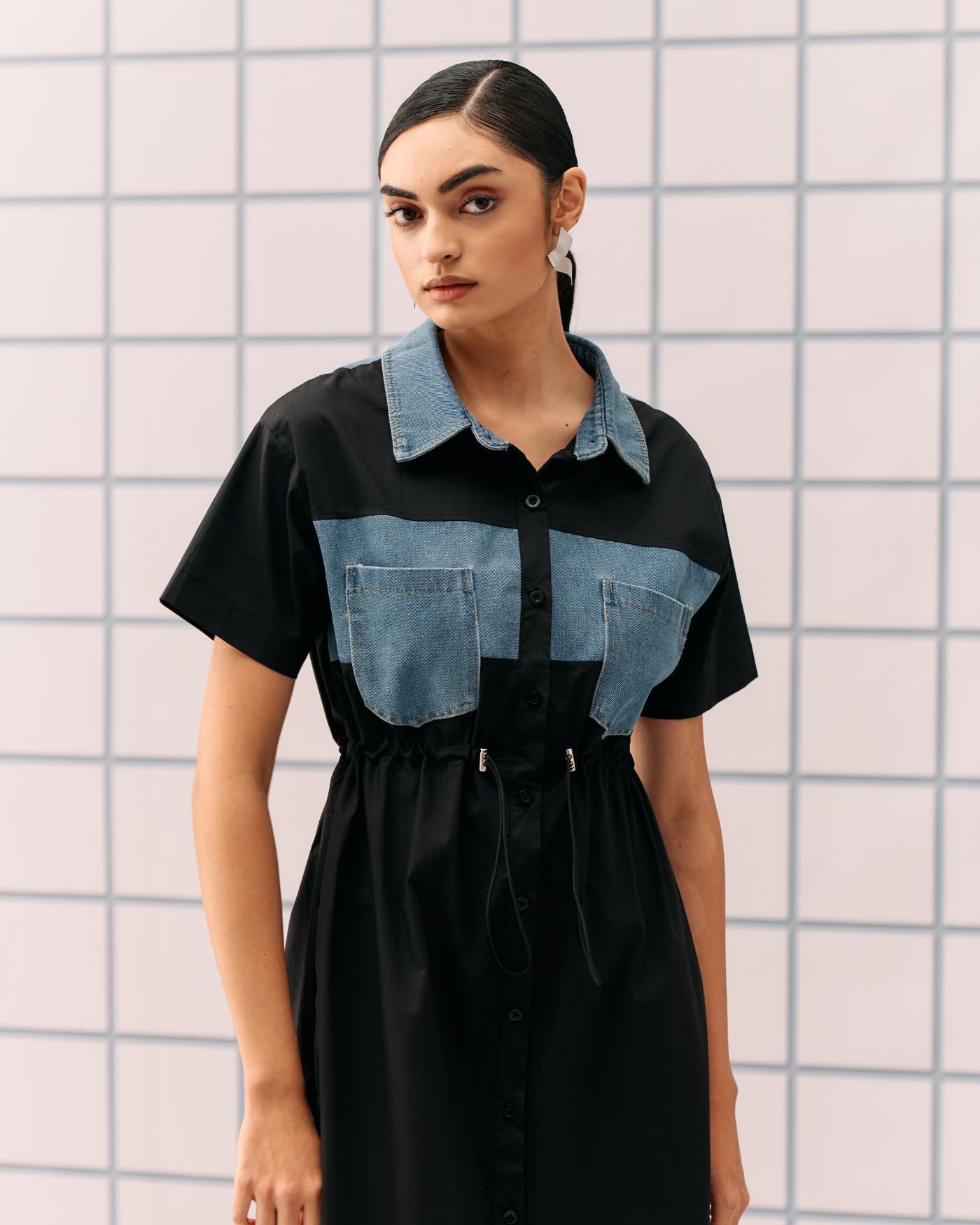 BLACK ALLES DRESS