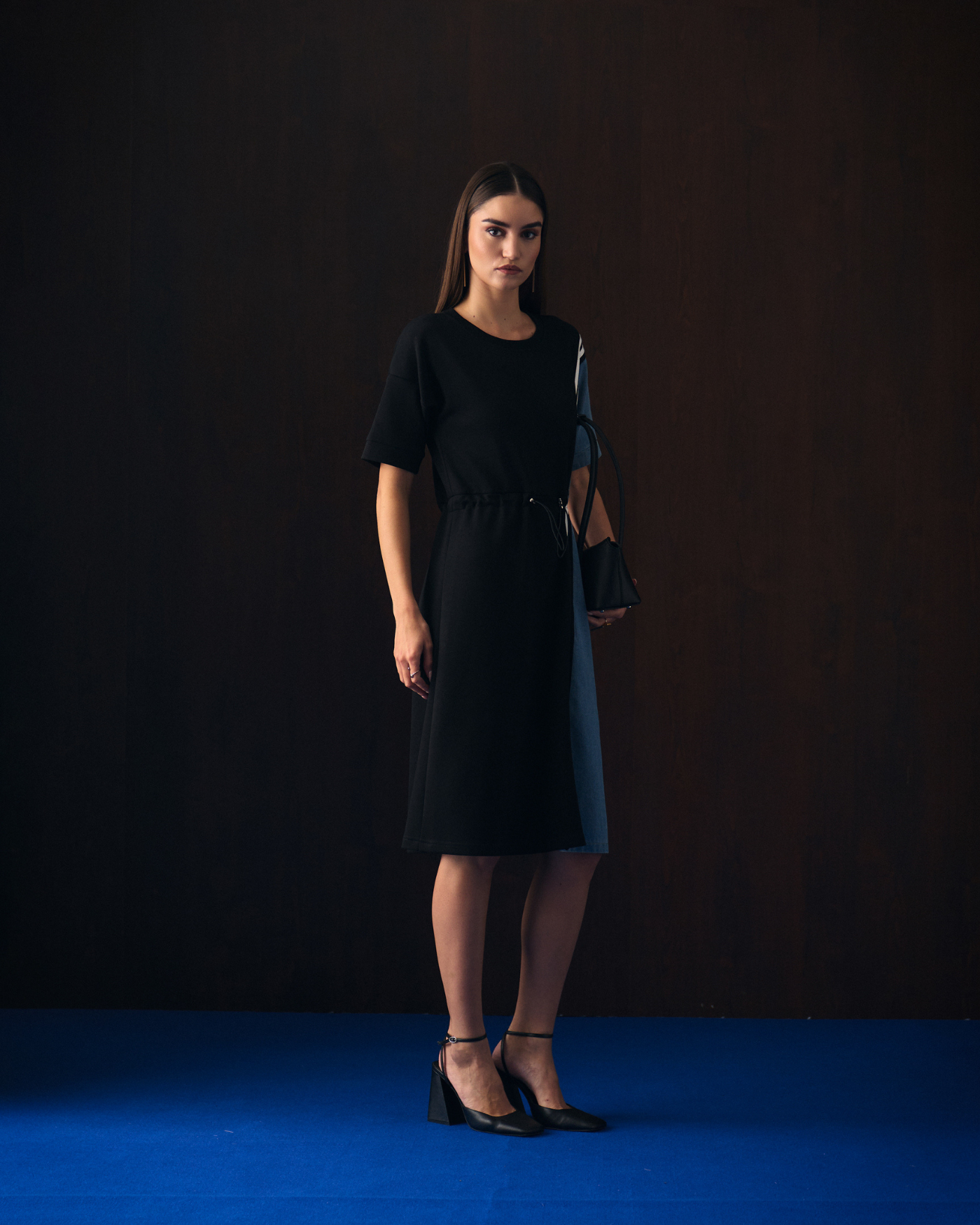 BLACK ERES DRESS