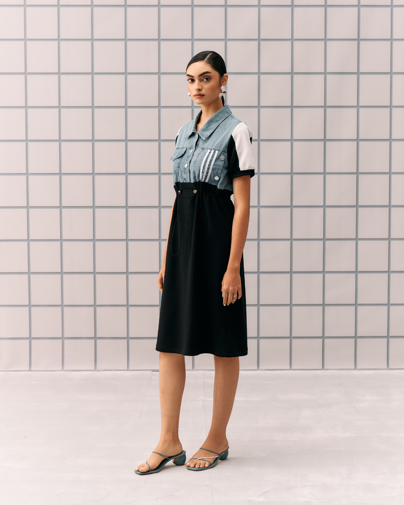 BLACK HELEXA DRESS