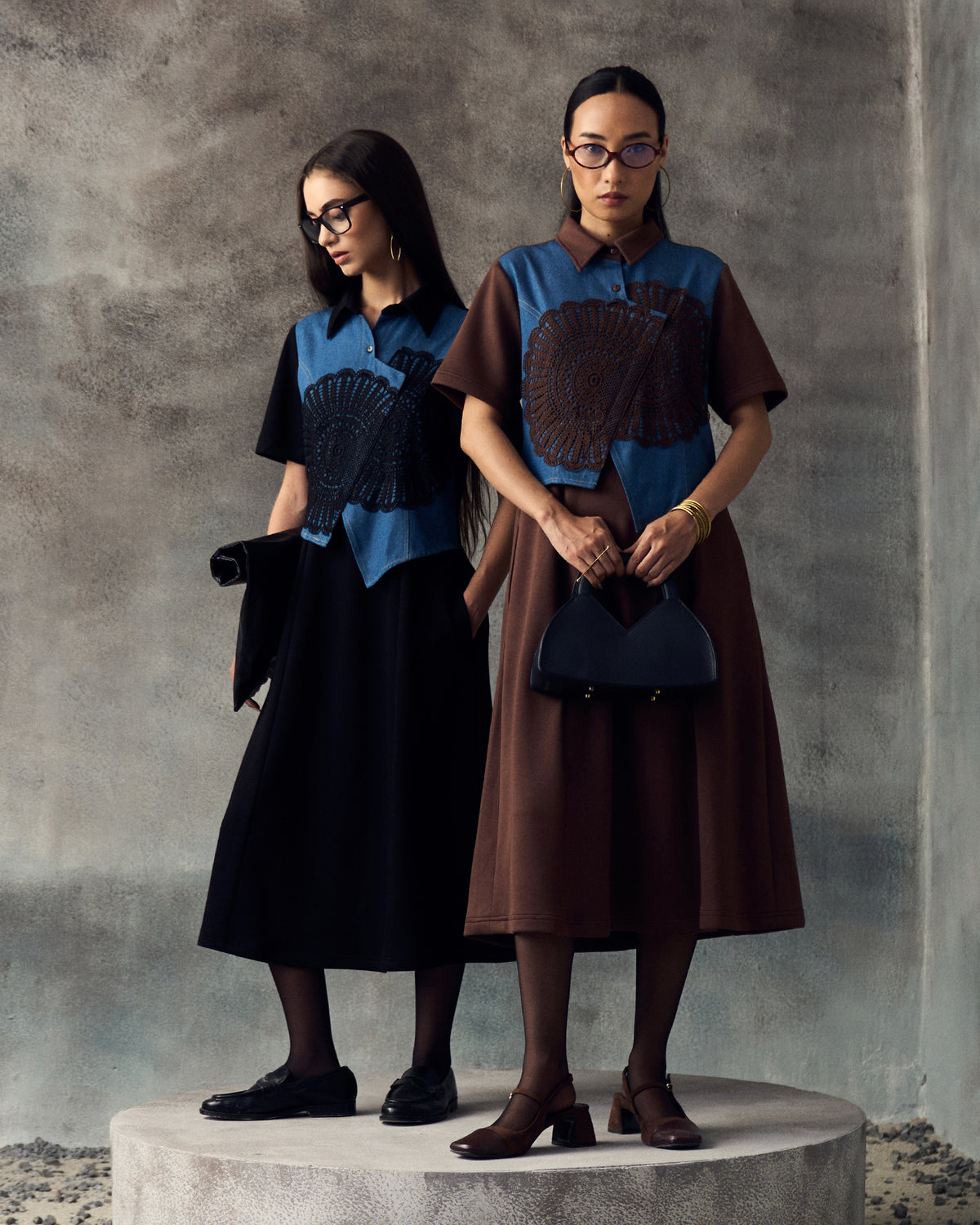 BROWN AVERY DRESS