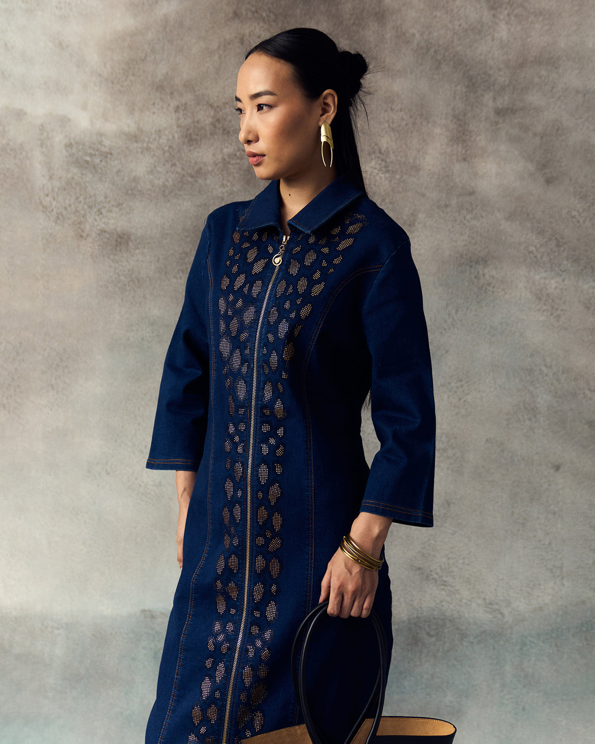 BLUE LANNA DRESS