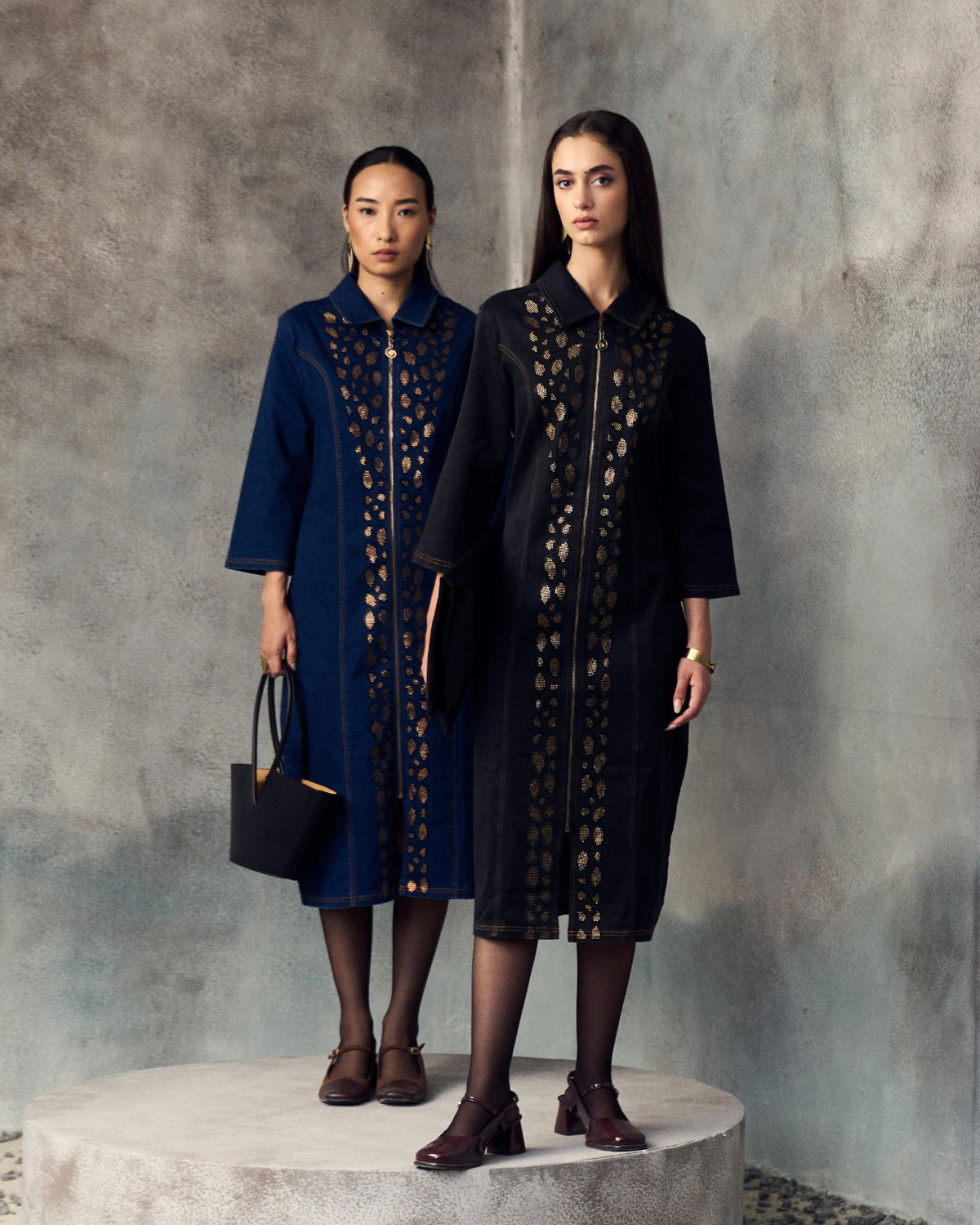 BLUE LANNA DRESS