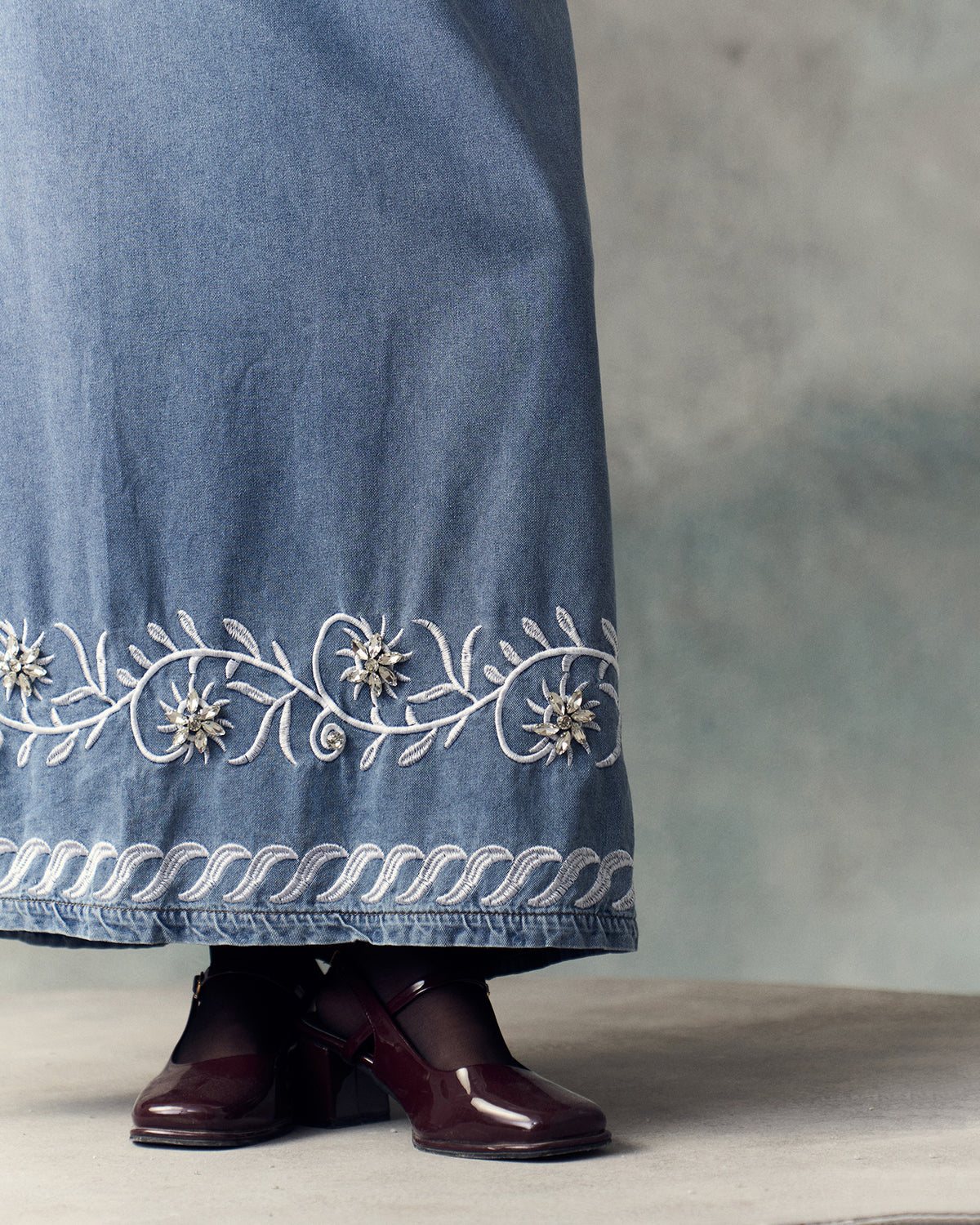 SKY BLUE SAYA SKIRT SET