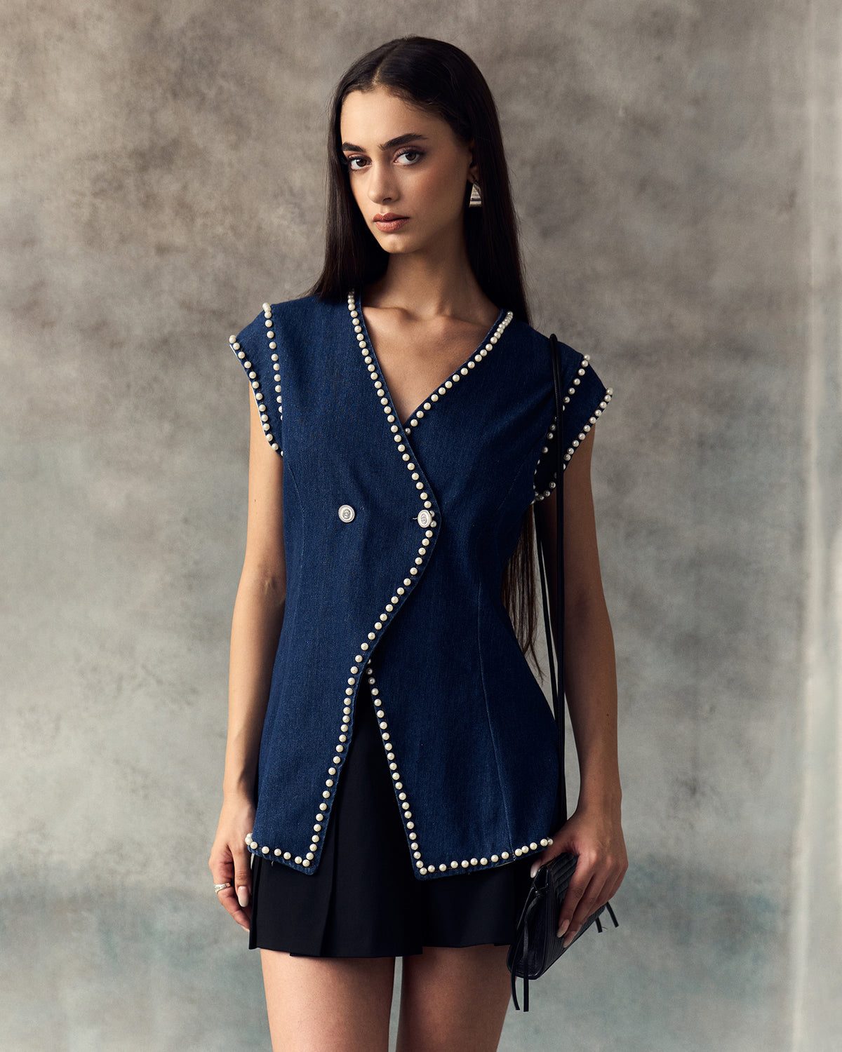 DARK BLUE MOLI WAISTCOAT