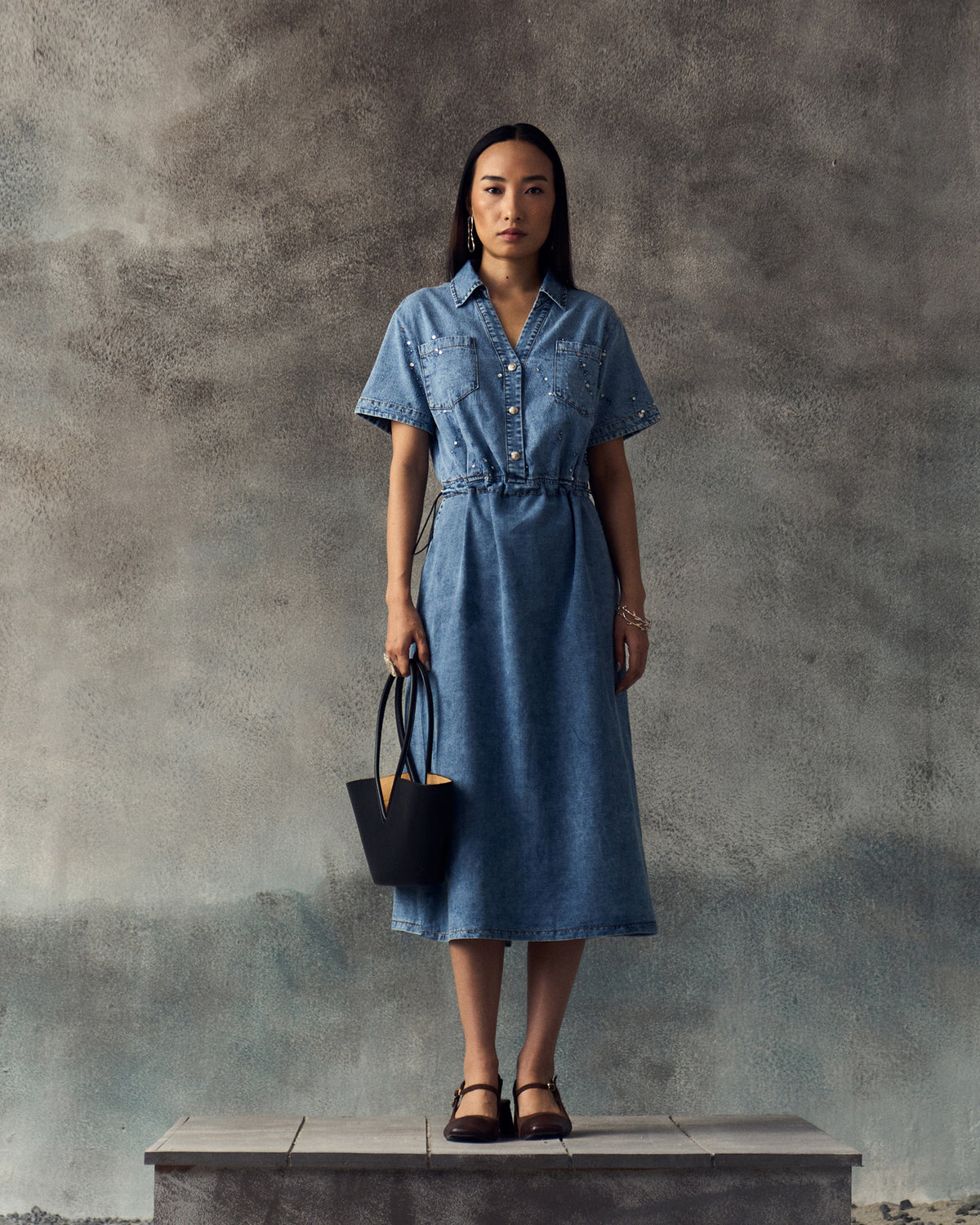 DENIM SHAYN DRESS