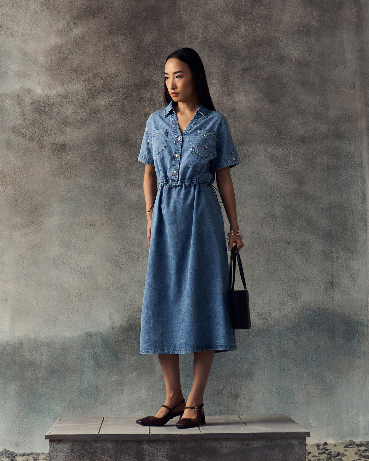 DENIM SHAYN DRESS