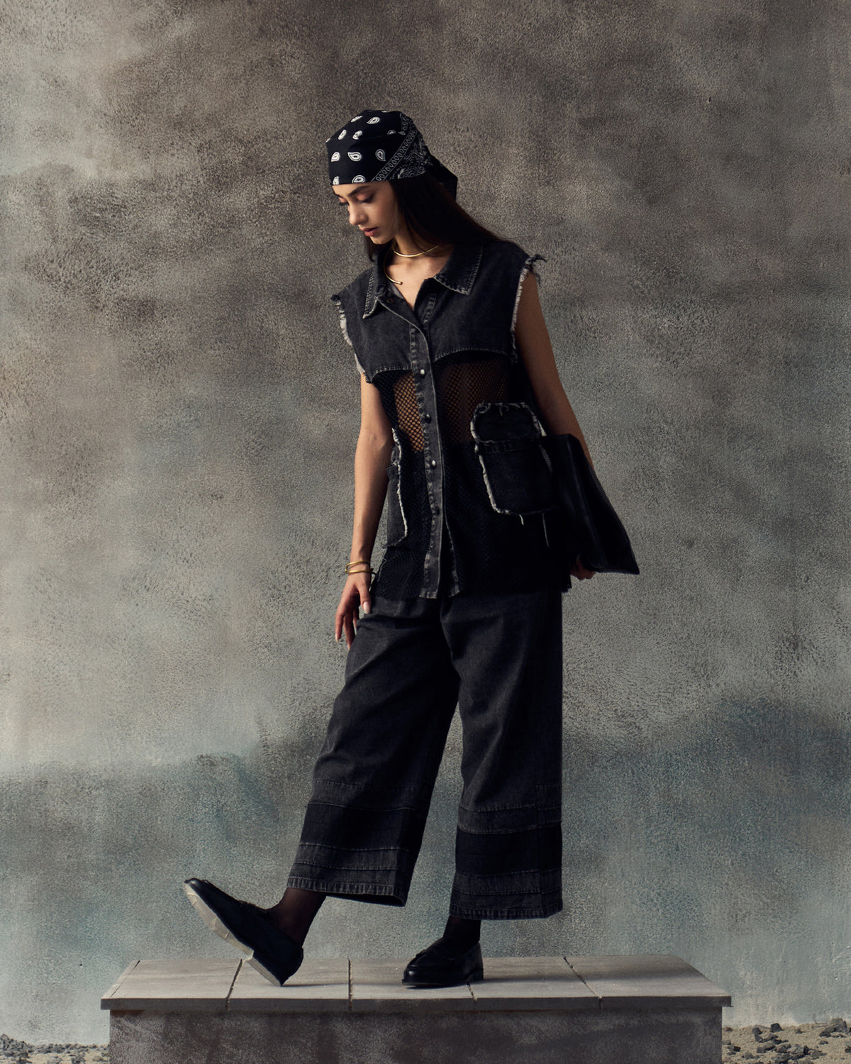 BLACK SORRENTE COORD SET