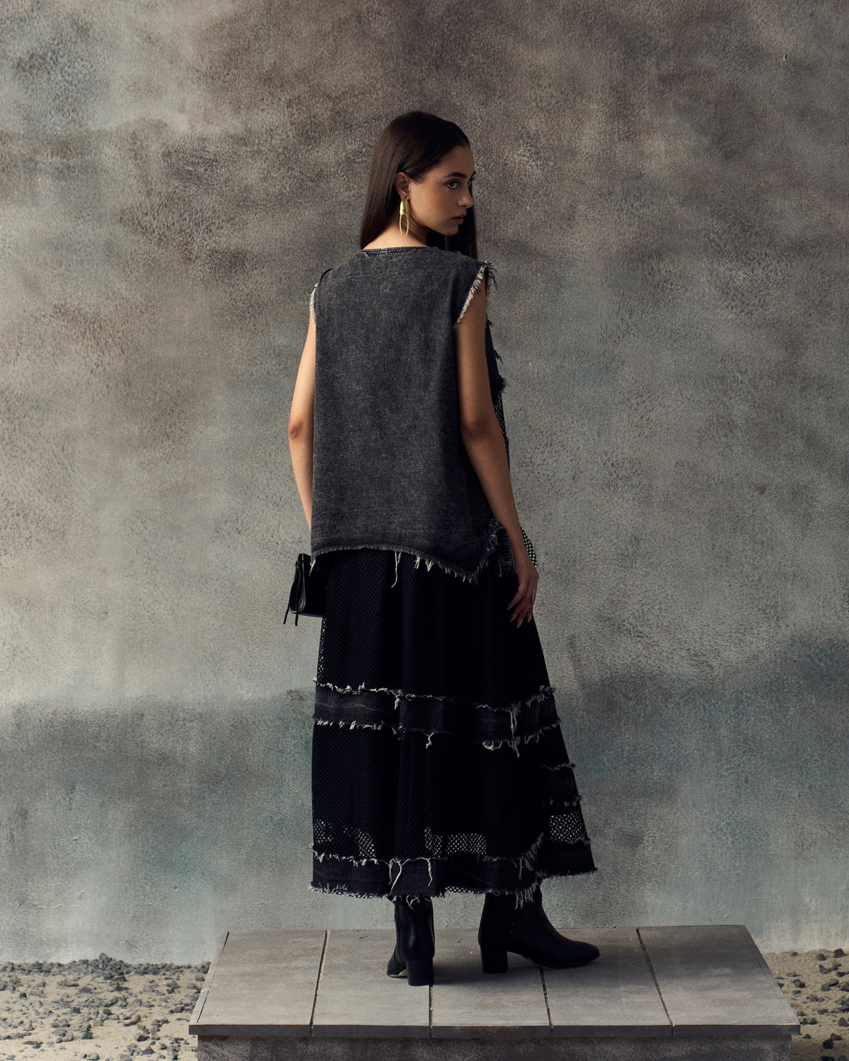 BLACK SABLYN SKIRT SET