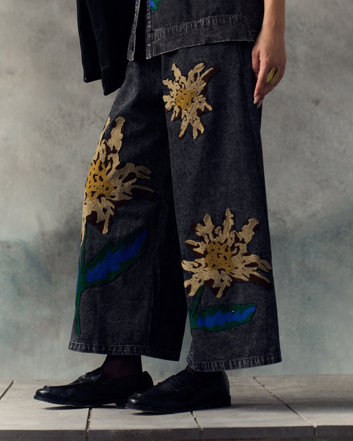 BLACK SELLETI COORD SET
