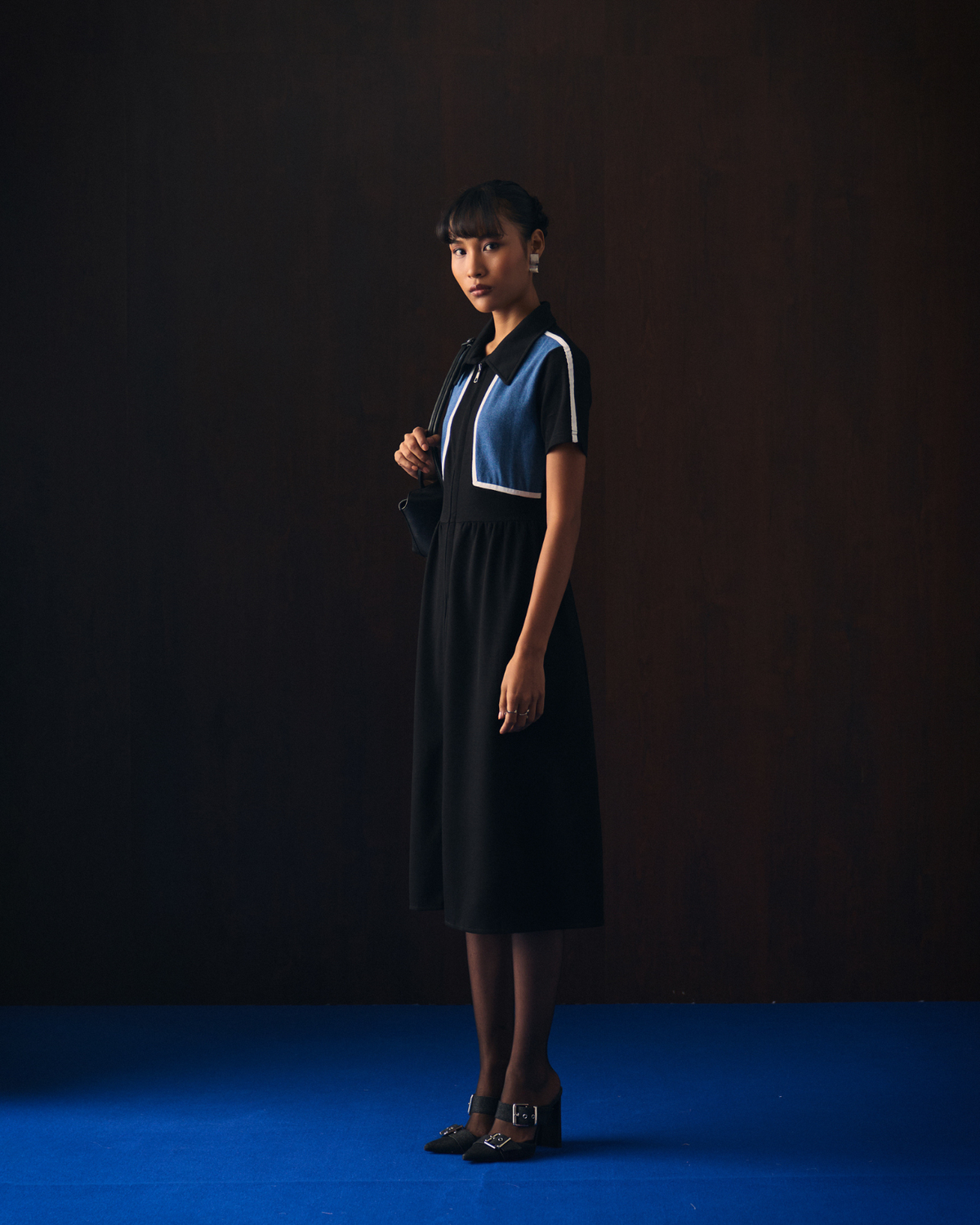 BLACK ALIA DRESS