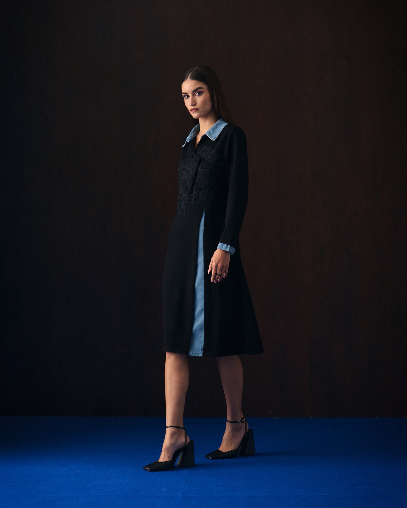 BLACK LINEA DRESS