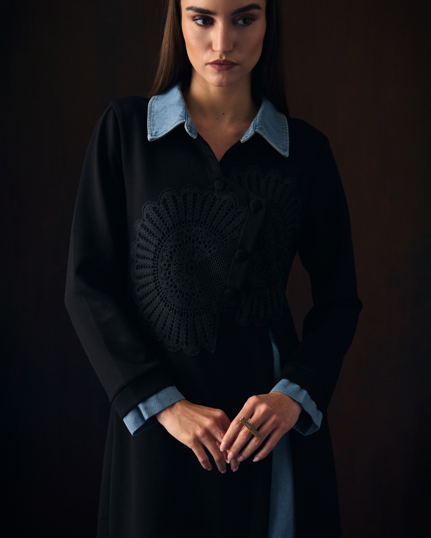BLACK LINEA DRESS