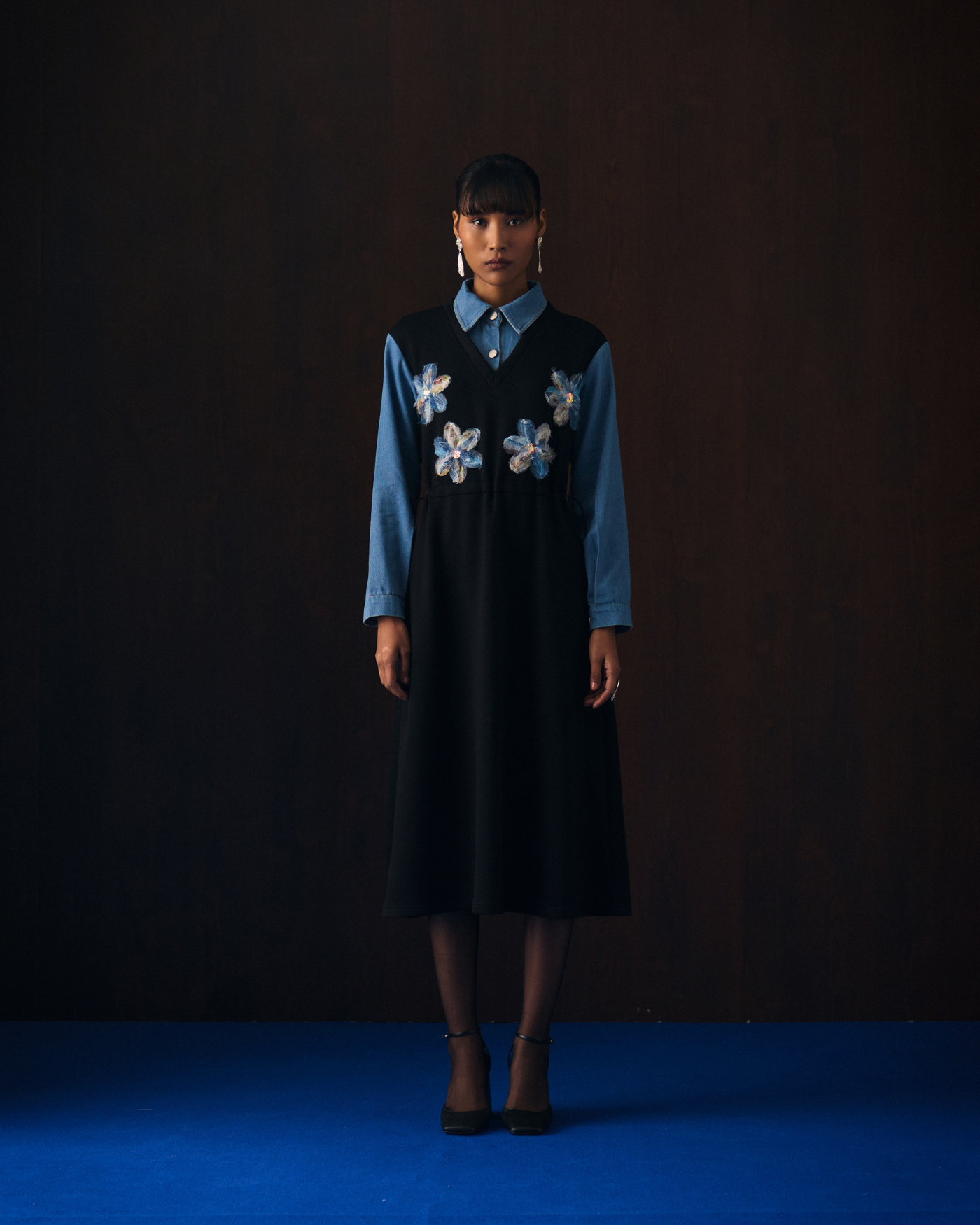 BLACK COSMICS DRESS