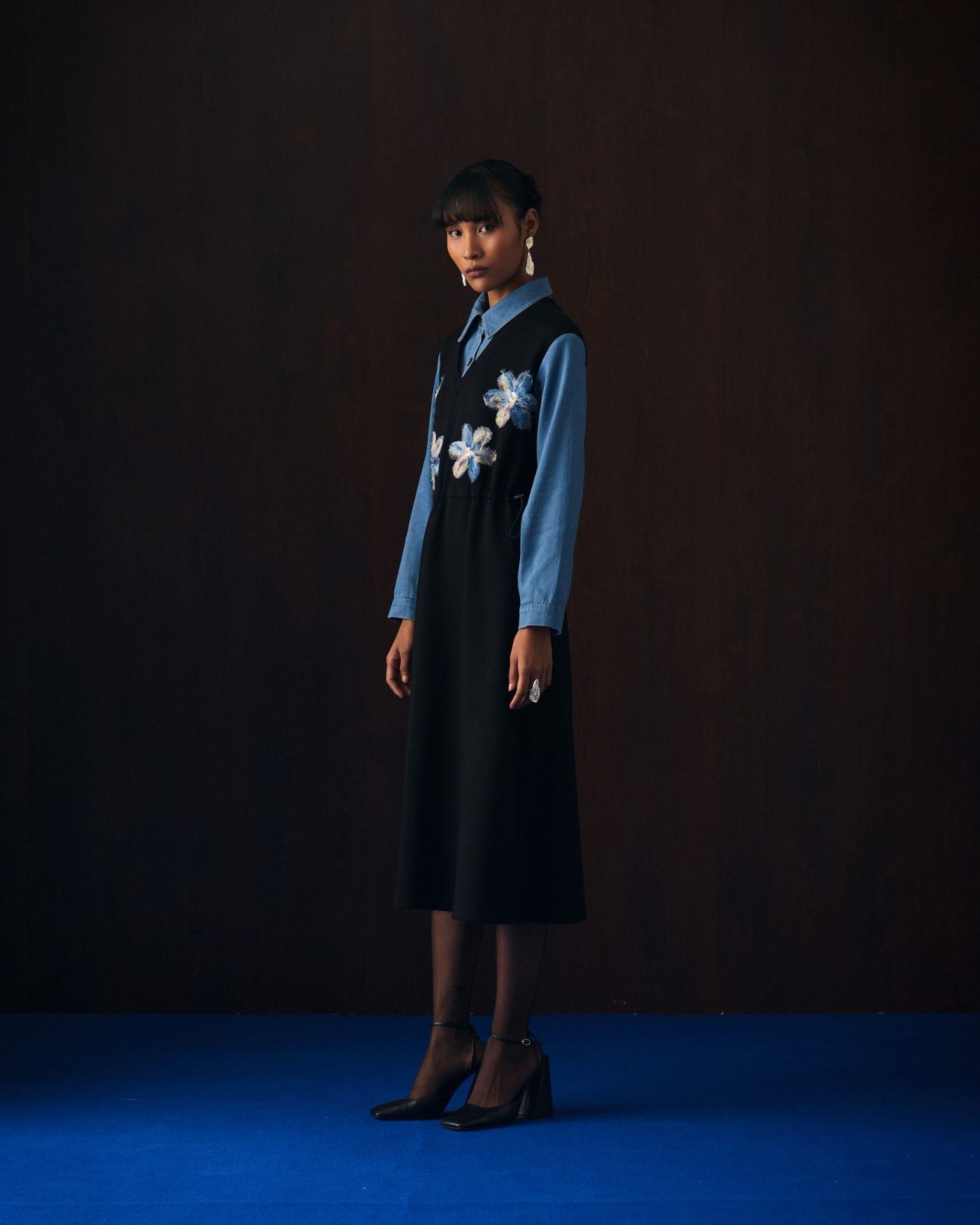 BLACK COSMICS DRESS