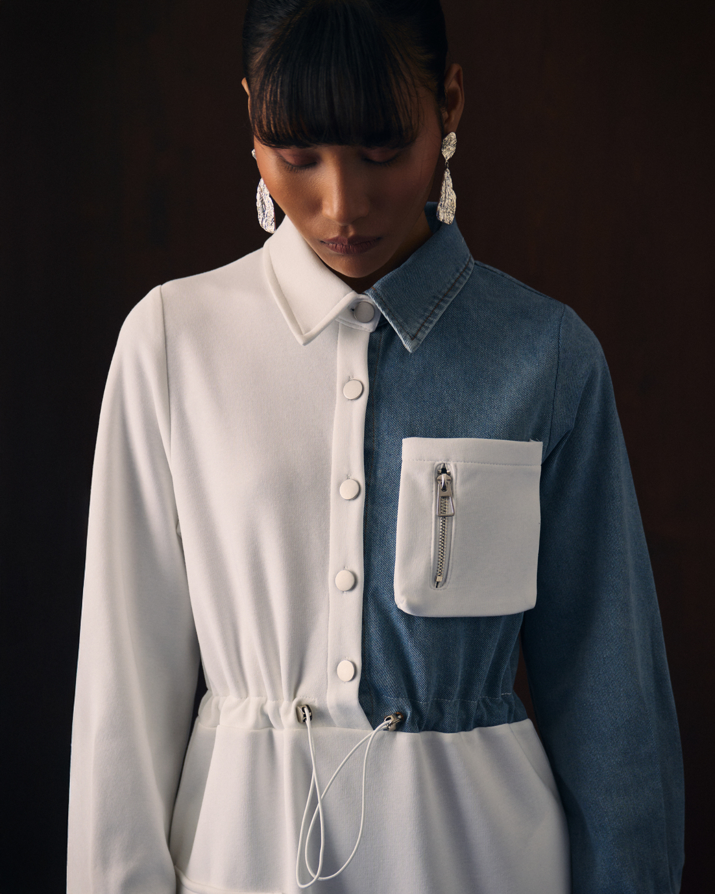 WHITE SAFIYA DRESS