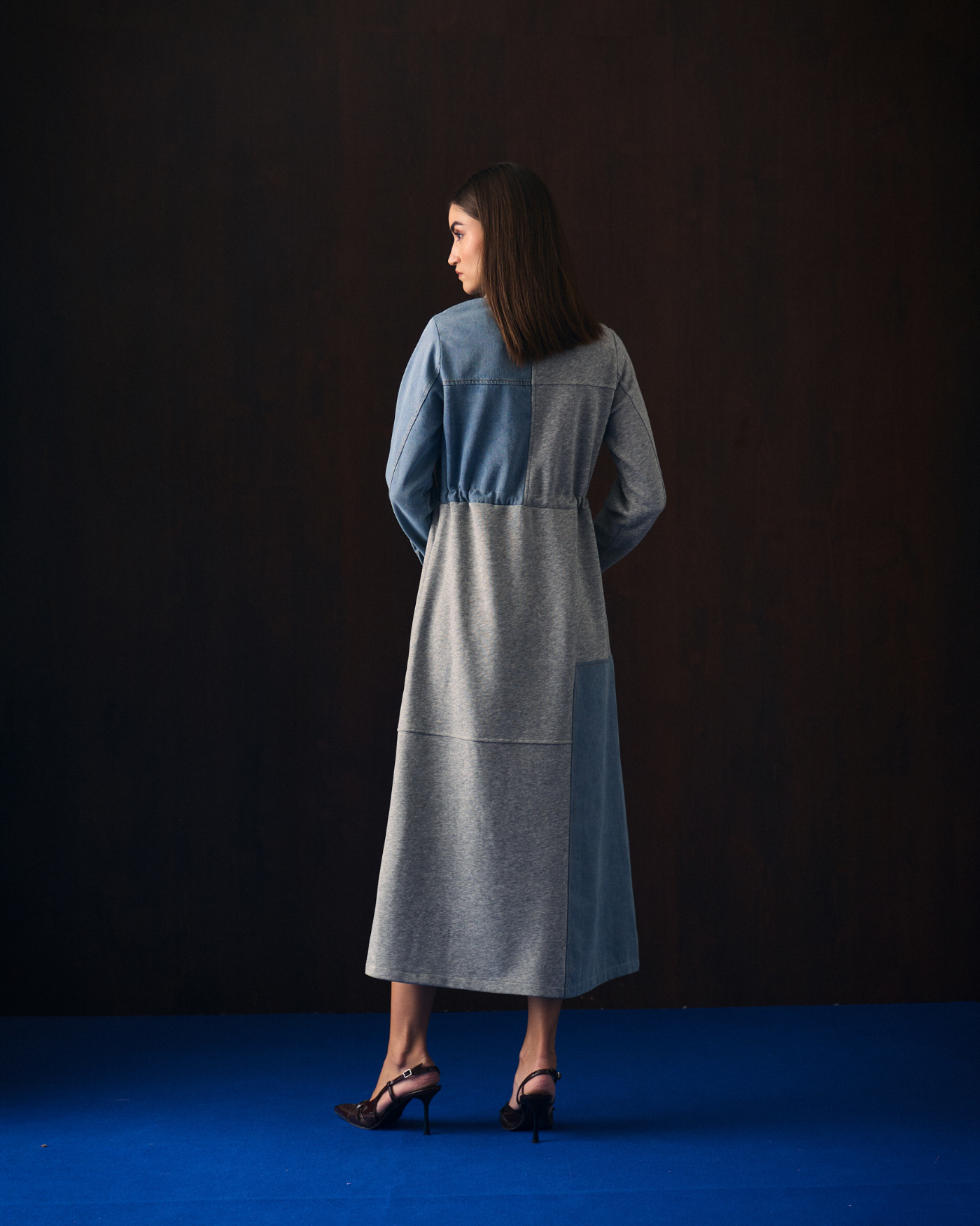 GREY SAFIYA DRESS