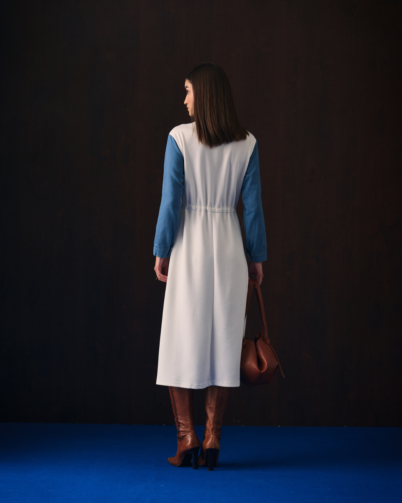 WHITE COSMICS DRESS