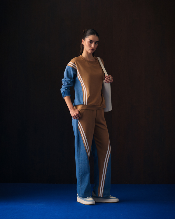 BROWN VALTI COORD SET