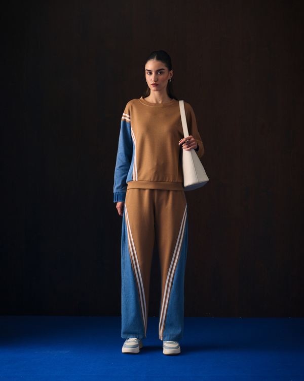 BROWN VALTI COORD SET