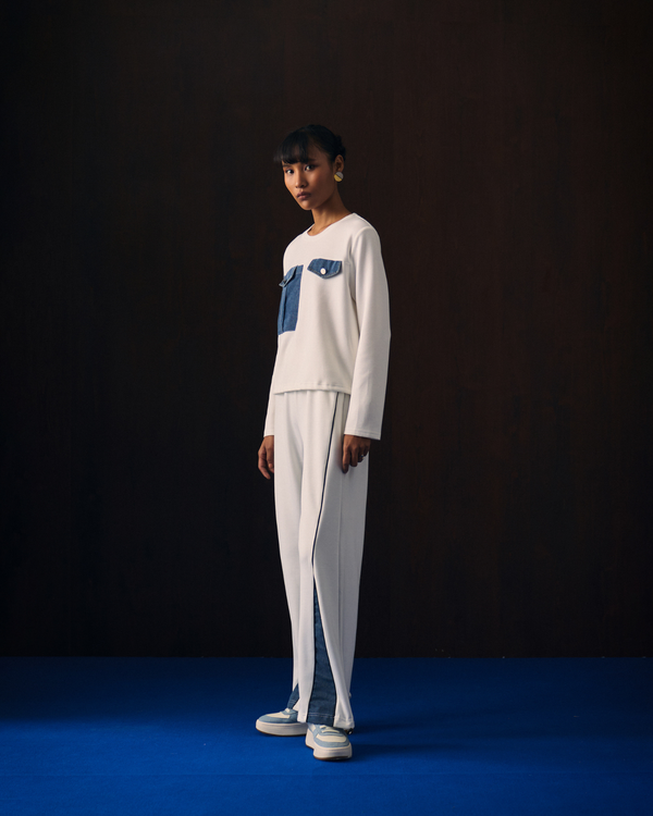 WHITE VELIZIA COORD SET