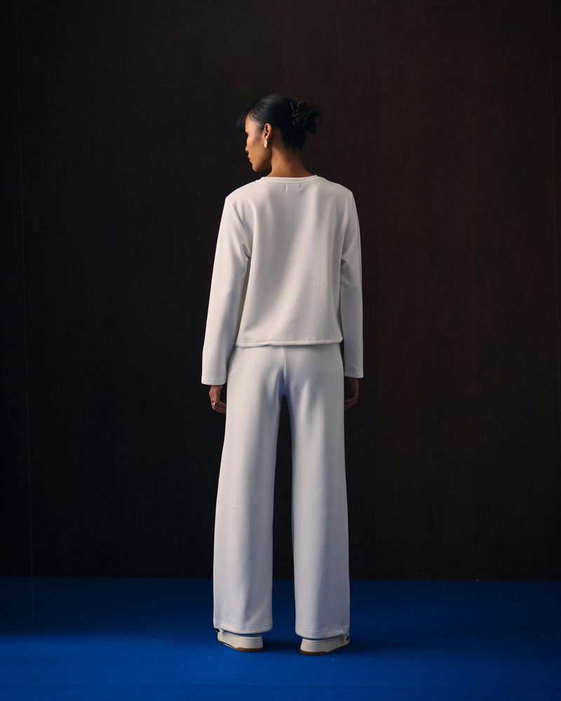 WHITE VELIZIA COORD SET