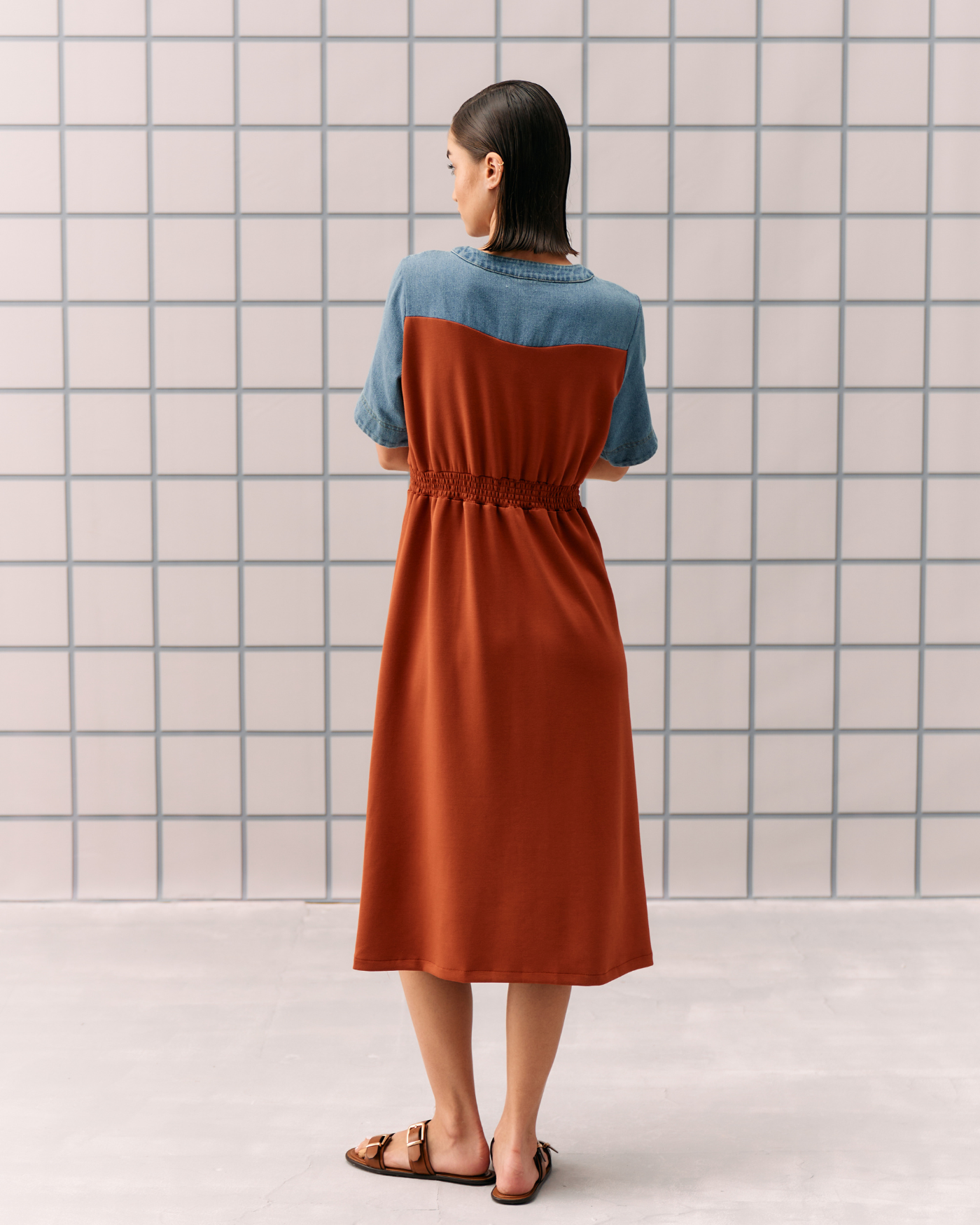 ORANGE NIMALA DRESS