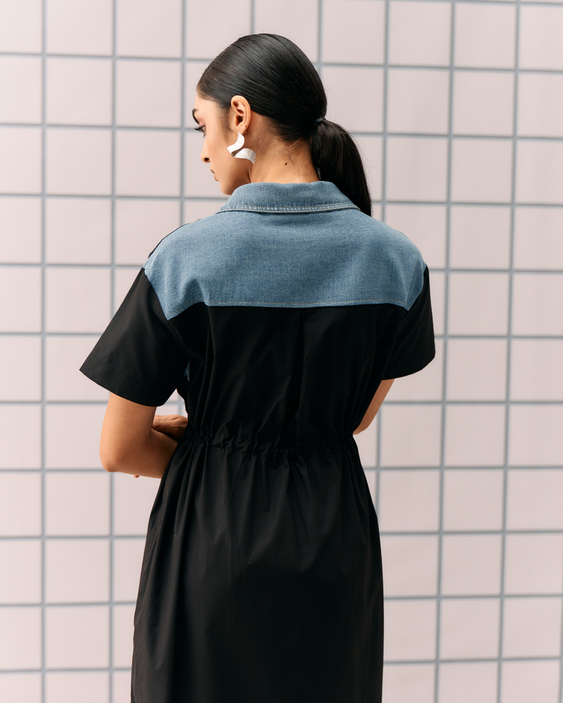 BLACK ALLES DRESS