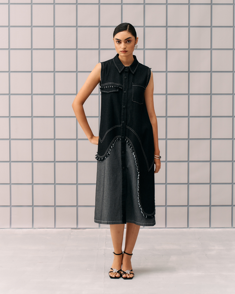 BLACK ARELLA DRESS