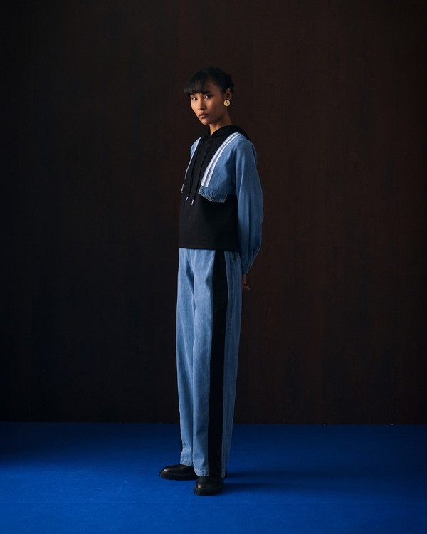 BLACK CASTELLIA COORD SET