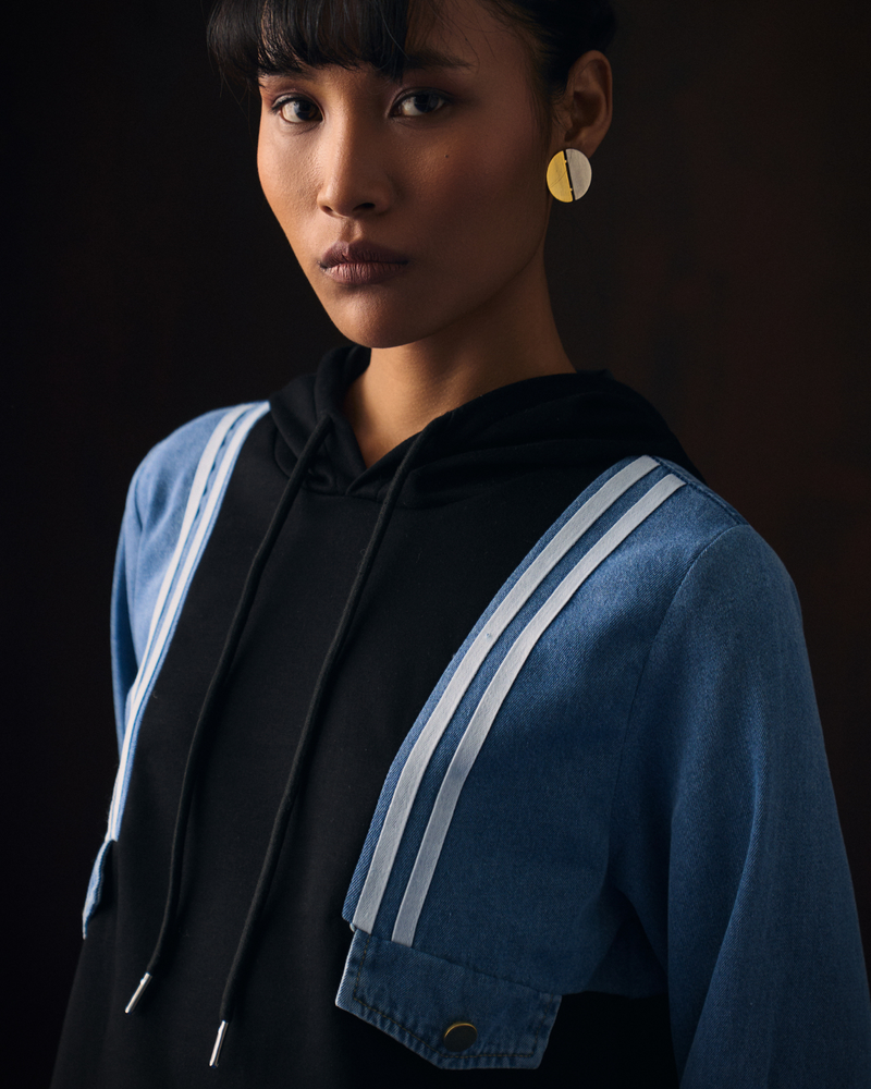 BLACK CASTELLIA COORD SET