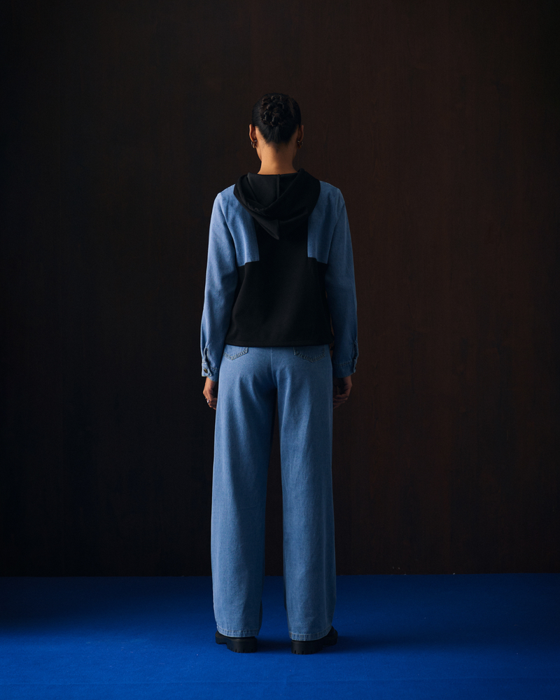 BLACK CASTELLIA COORD SET