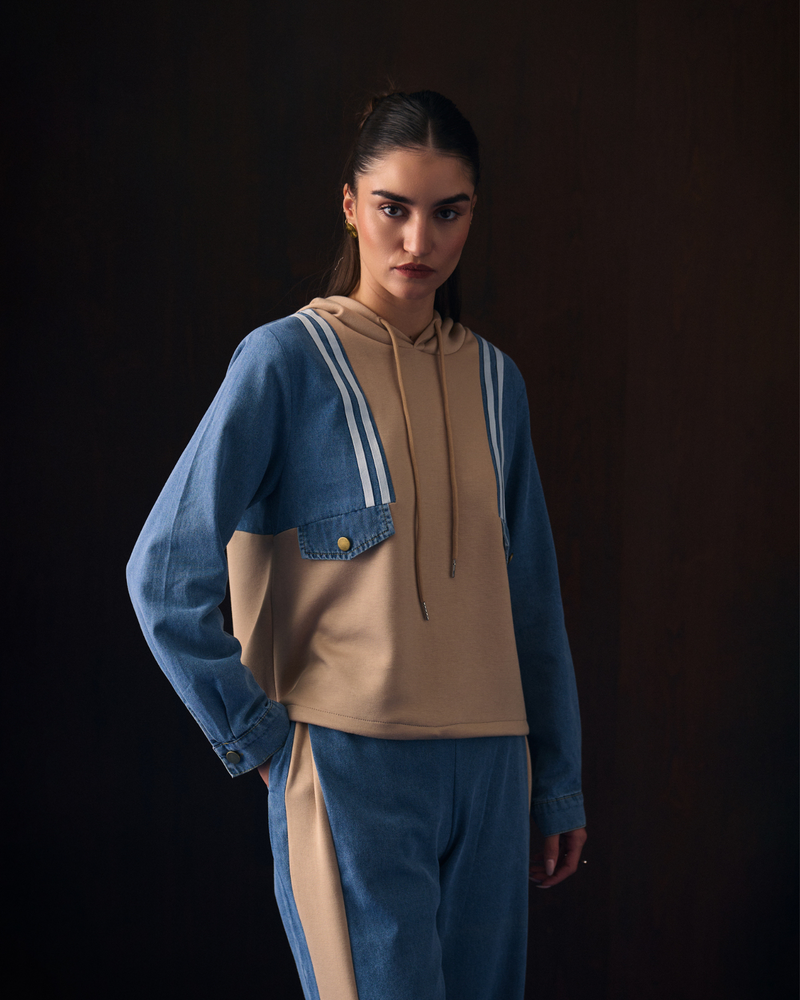 BEIGE CASTELLIA COORD SET