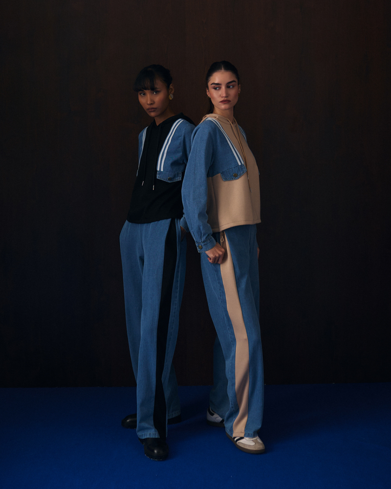 BLACK CASTELLIA COORD SET