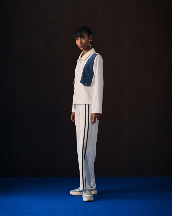 WHITE JULIETT  COORD SET