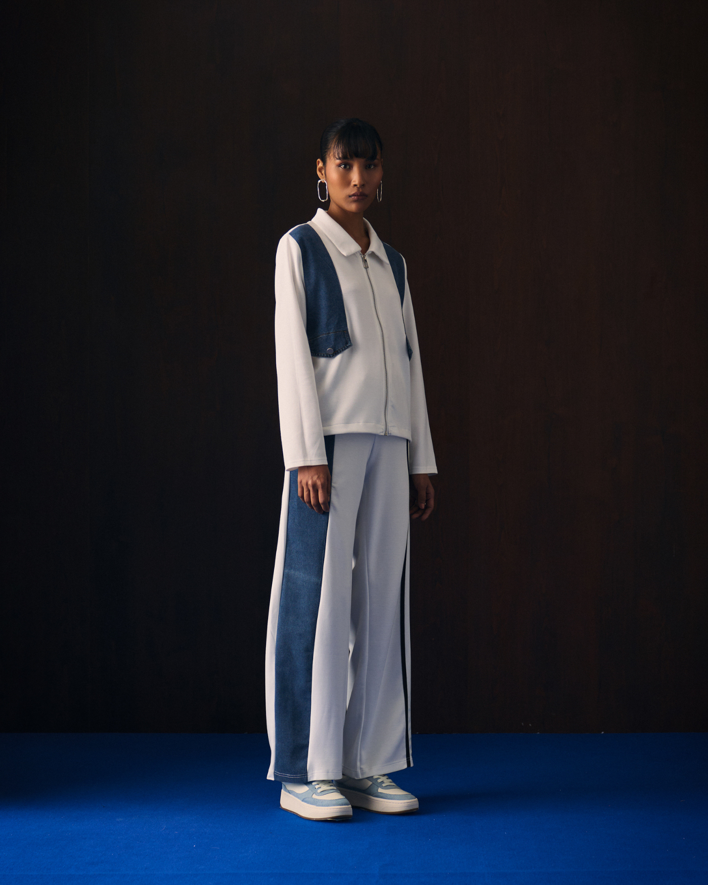 WHITE JULIETT  COORD SET