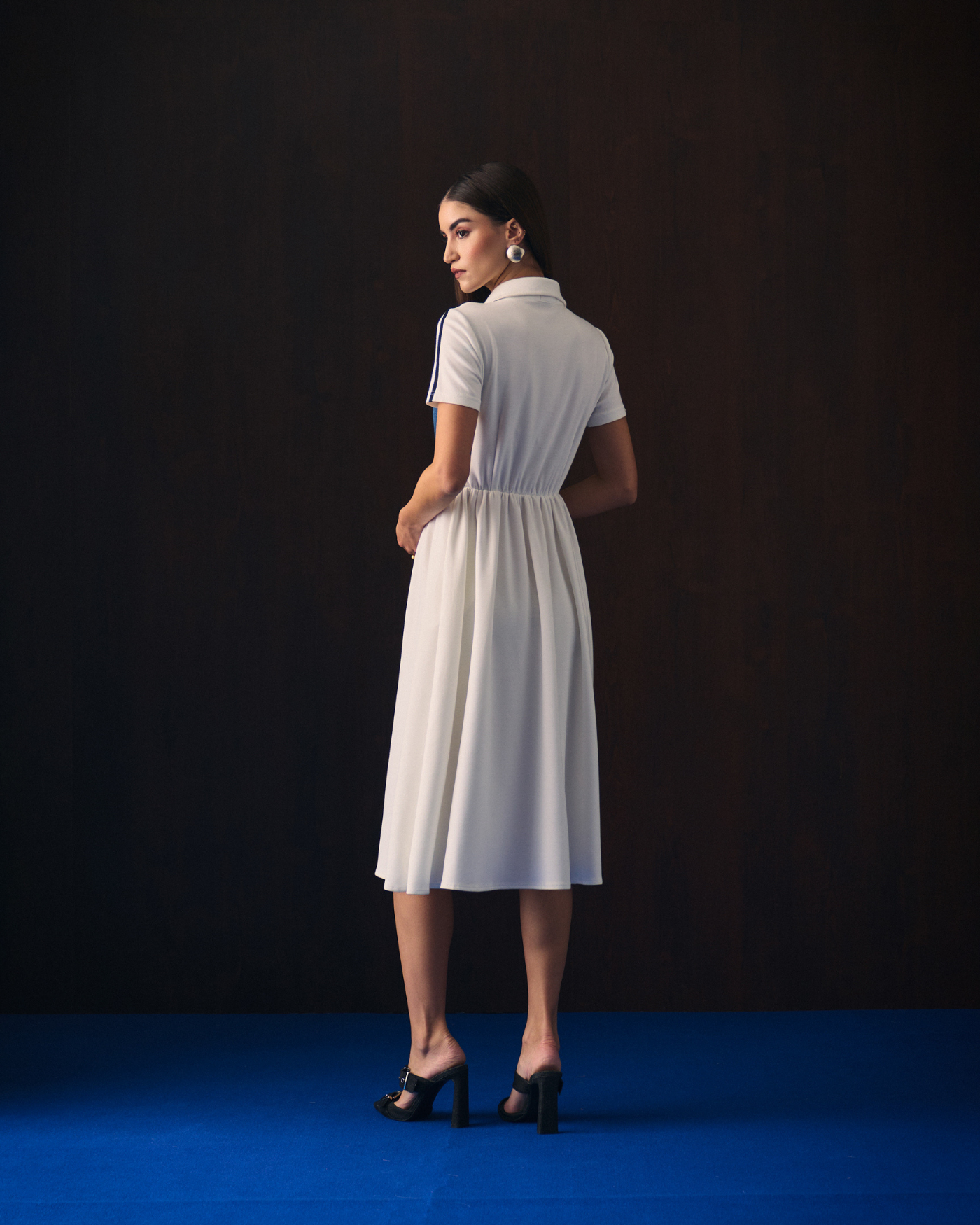 WHITE ALIA DRESS