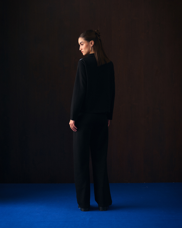 BLACK JULIETT COORD SET