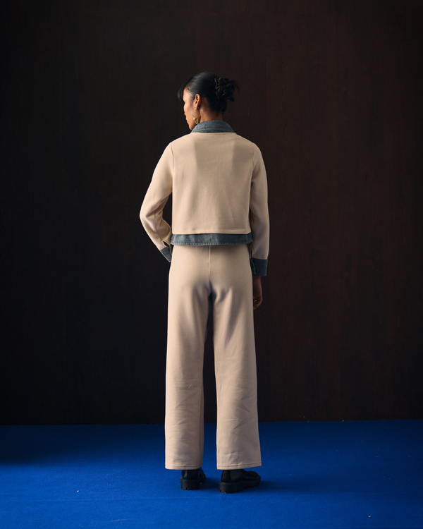 BEIGE CLAUDER COORD SET