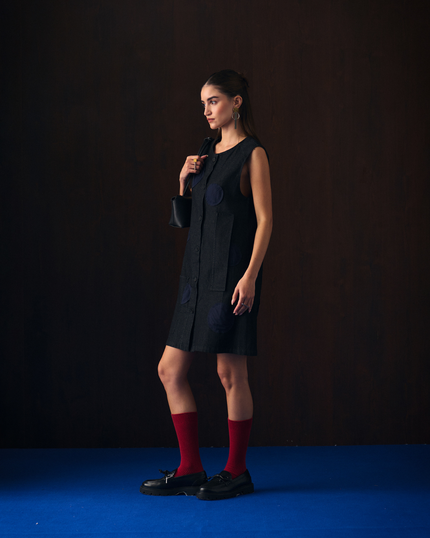 BLACK HULA DRESS