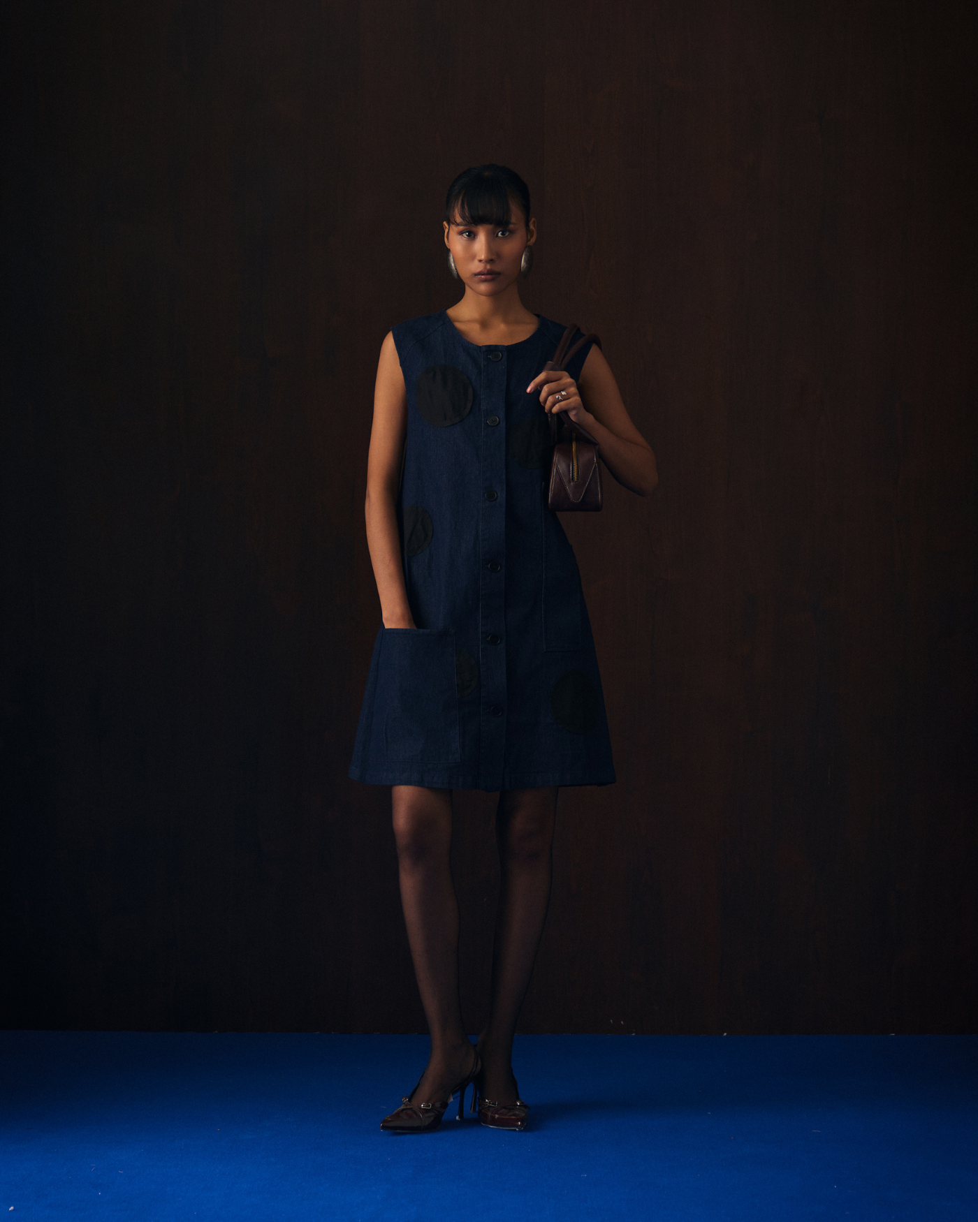 BLUE HULA DRESS