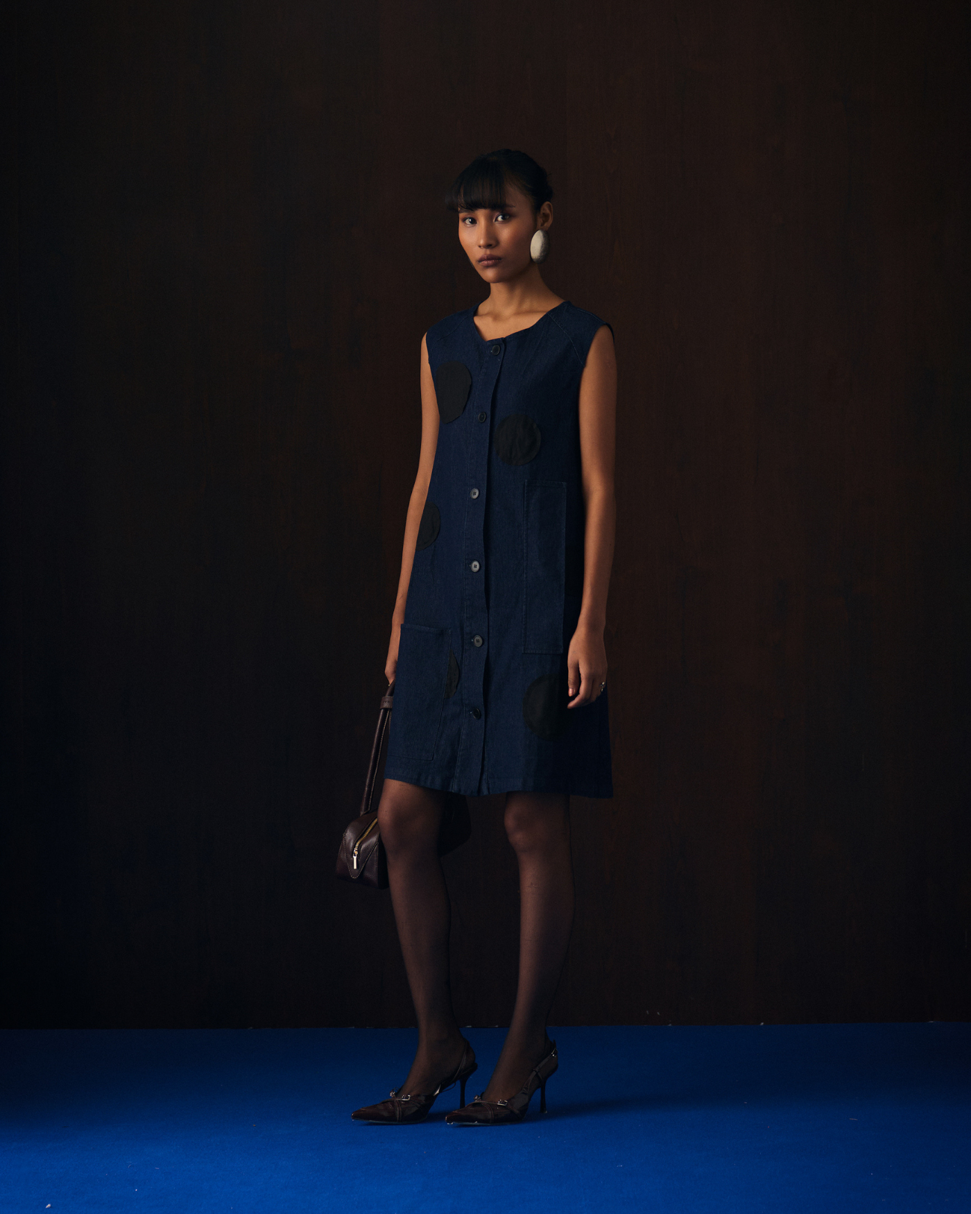 BLUE HULA DRESS