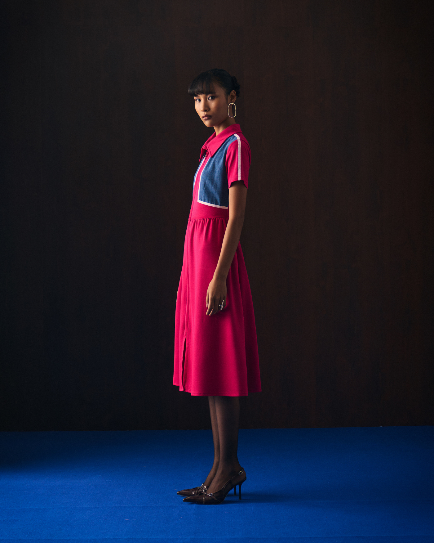 FUSCIA ALIA DRESS