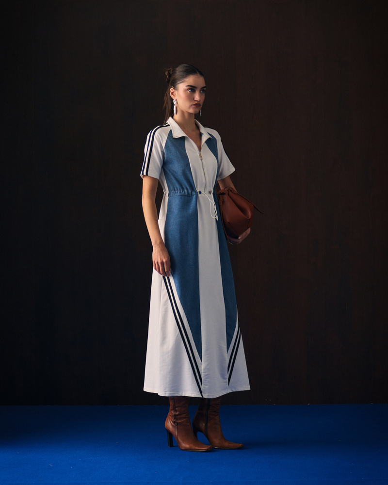 WHITE CAGLIARI DRESS