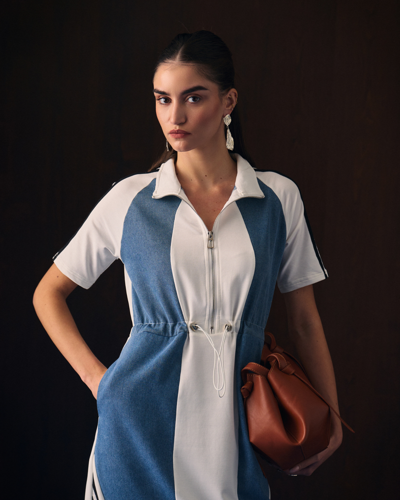 WHITE CAGLIARI DRESS