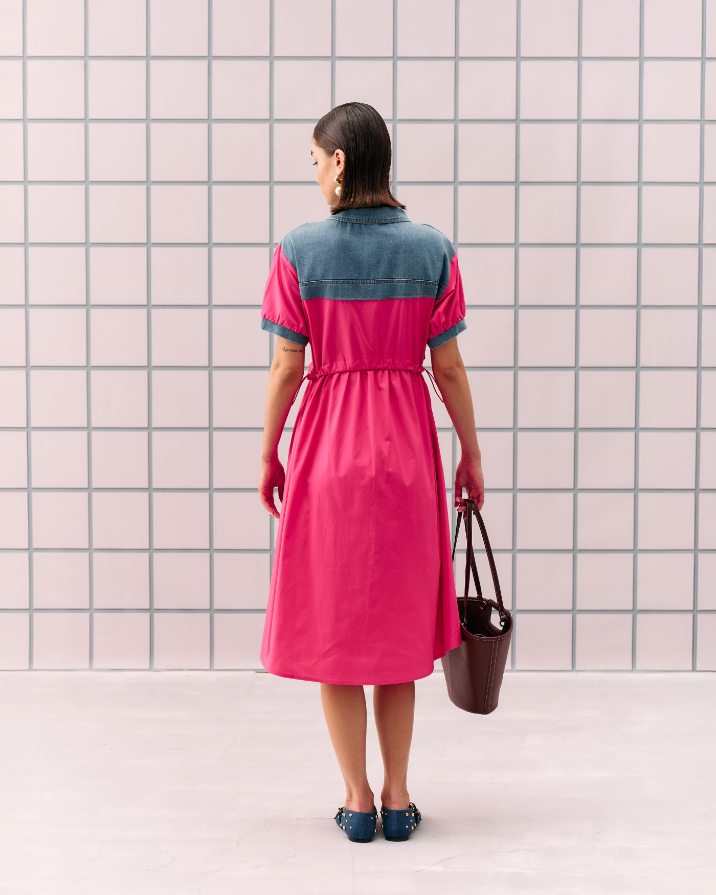 FUSCIA CORON DRESS